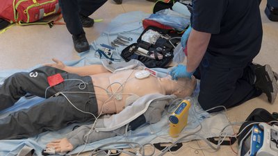 Advance care paramedics in training
