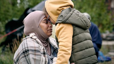 Family reunification after escape