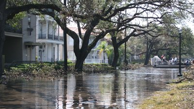 Flooded New Orleans Street