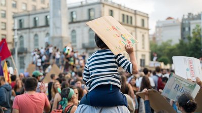 Thousands of people took to the streets as part of the worldwide movement